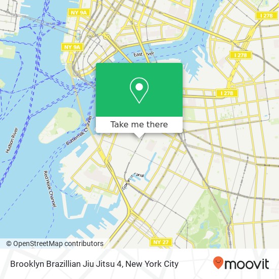 Mapa de Brooklyn Brazillian Jiu Jitsu 4