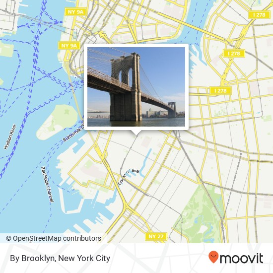 By Brooklyn map