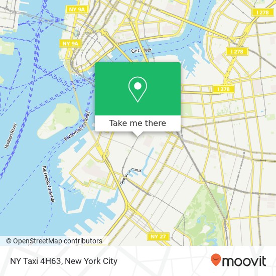 NY Taxi 4H63 map