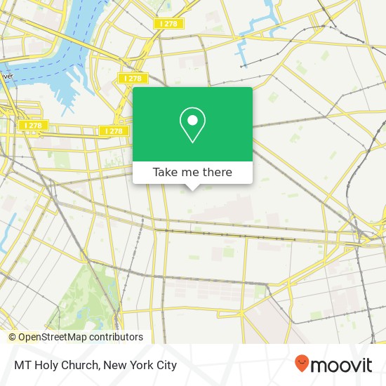 Mapa de MT Holy Church