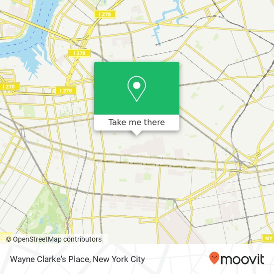 Mapa de Wayne Clarke's Place