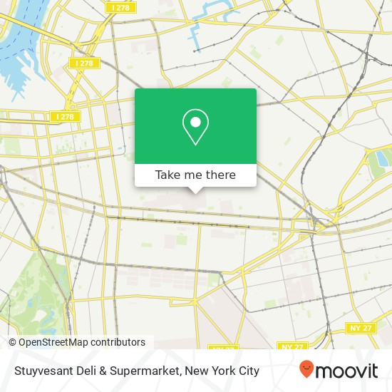 Stuyvesant Deli & Supermarket map