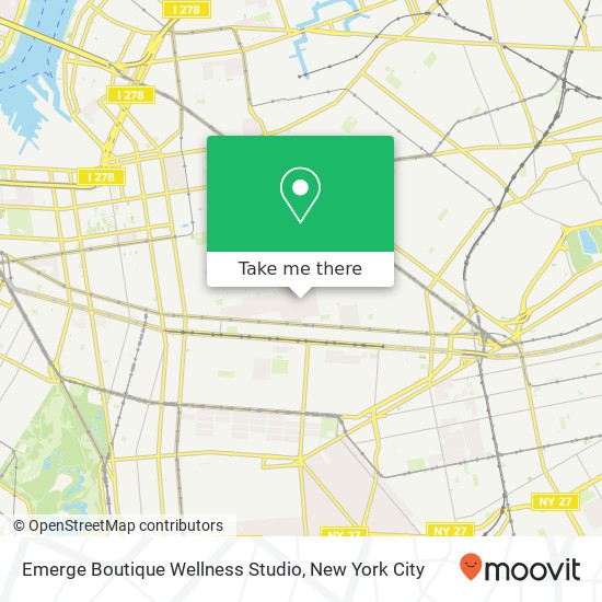 Emerge Boutique Wellness Studio map