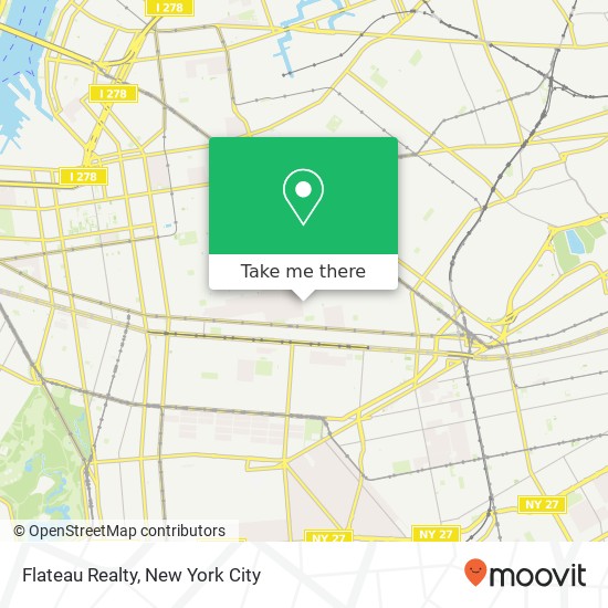 Mapa de Flateau Realty