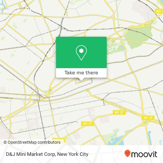 Mapa de D&J Mini Market Corp