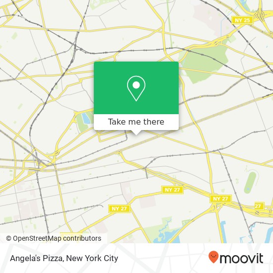 Angela's Pizza map
