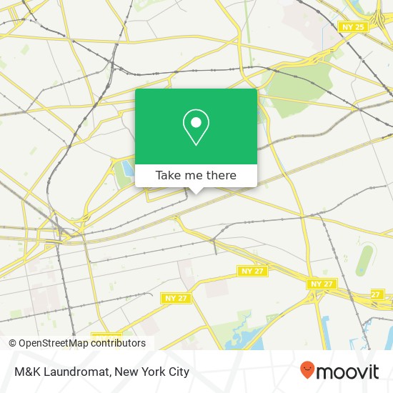 M&K Laundromat map