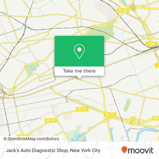 Jack's Auto Diagnostic Shop map