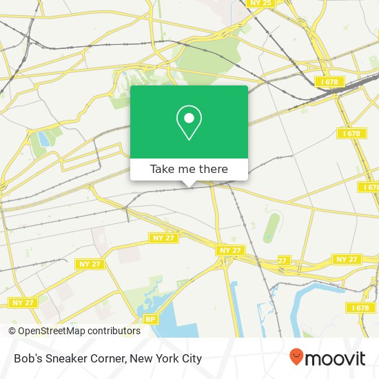 Bob's Sneaker Corner map