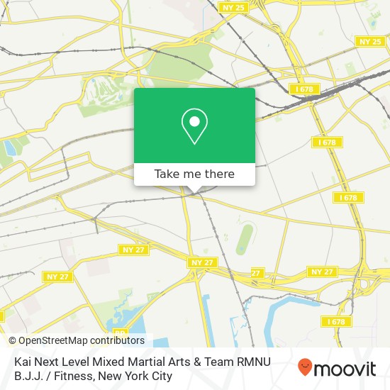 Kai Next Level Mixed Martial Arts & Team RMNU B.J.J. / Fitness map