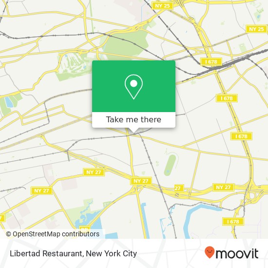 Libertad Restaurant map