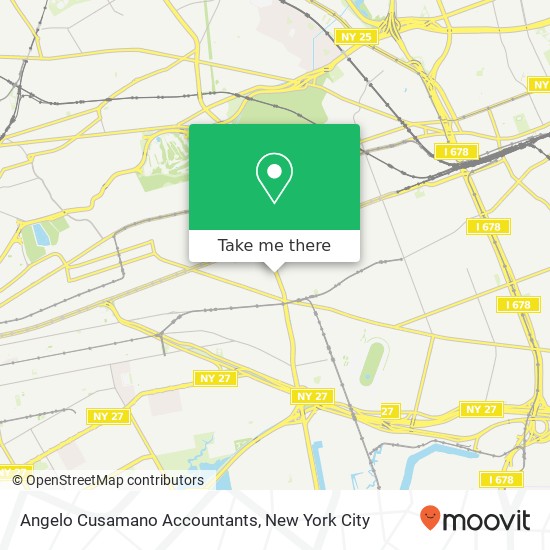 Angelo Cusamano Accountants map