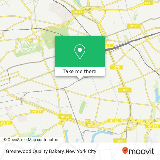 Mapa de Greenwood Quality Bakery