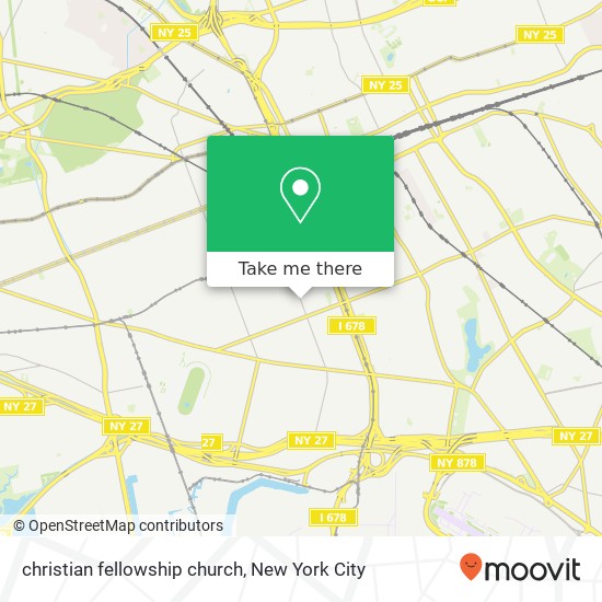 christian fellowship church map