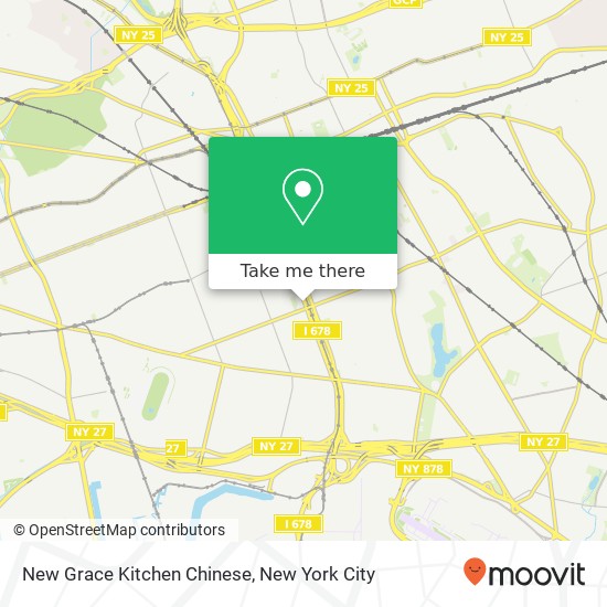 New Grace Kitchen Chinese map