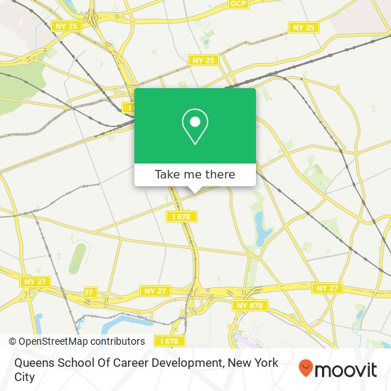 Mapa de Queens School Of Career Development