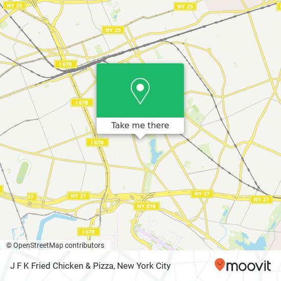 Mapa de J F K Fried Chicken & Pizza