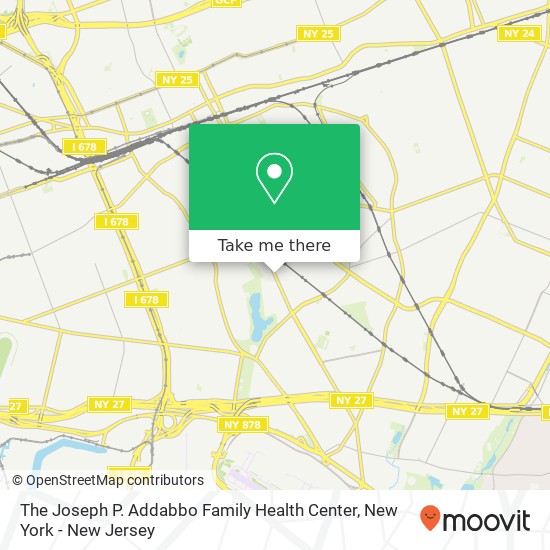 The Joseph P. Addabbo Family Health Center map