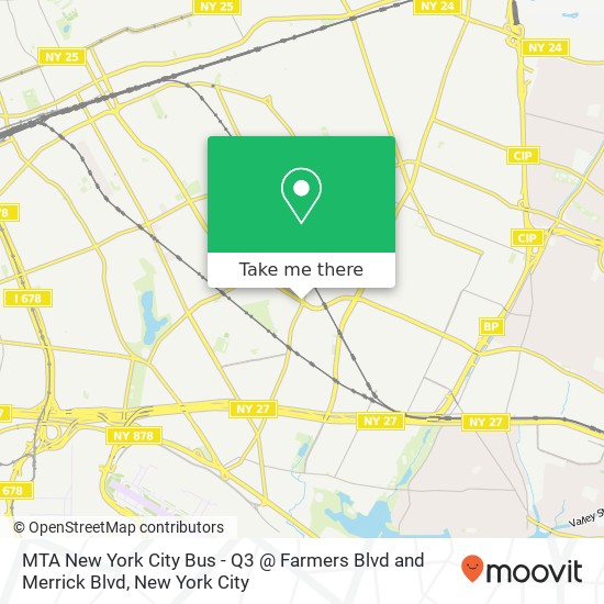 MTA New York City Bus - Q3 @ Farmers Blvd and Merrick Blvd map