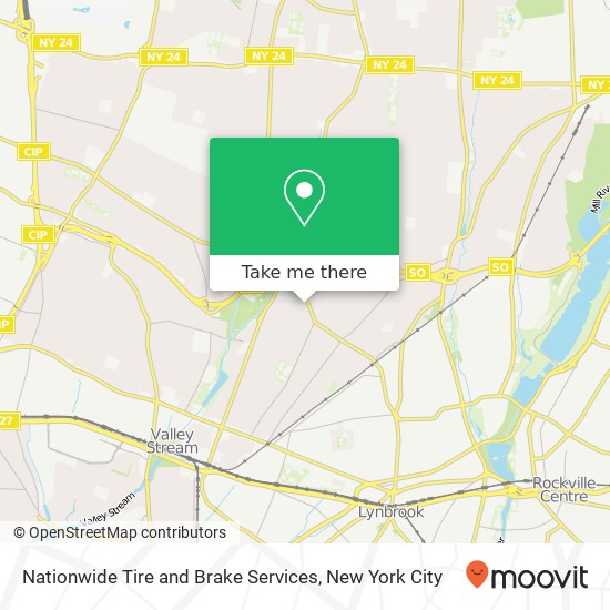 Nationwide Tire and Brake Services map