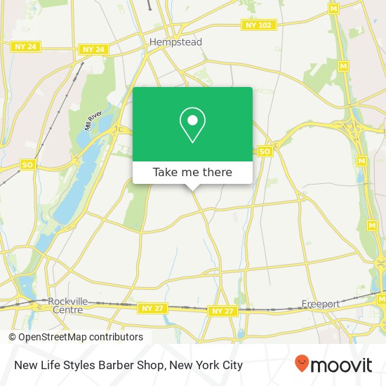 New Life Styles Barber Shop map