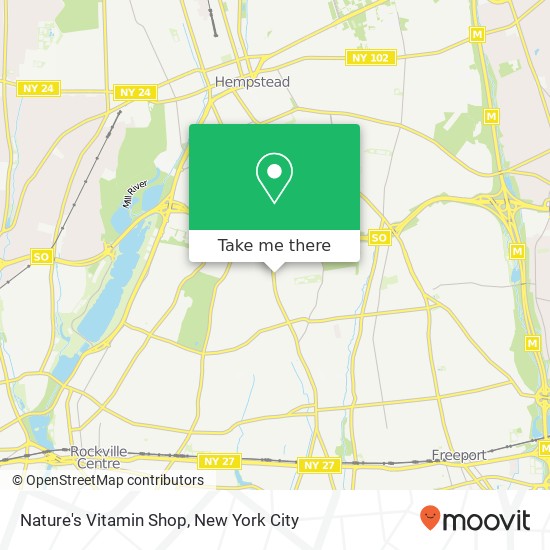 Mapa de Nature's Vitamin Shop