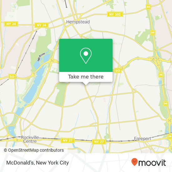 McDonald's map