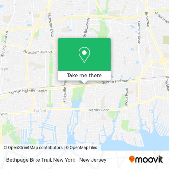 Bethpage Bike Trail map