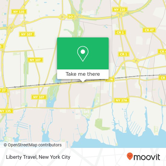 Mapa de Liberty Travel