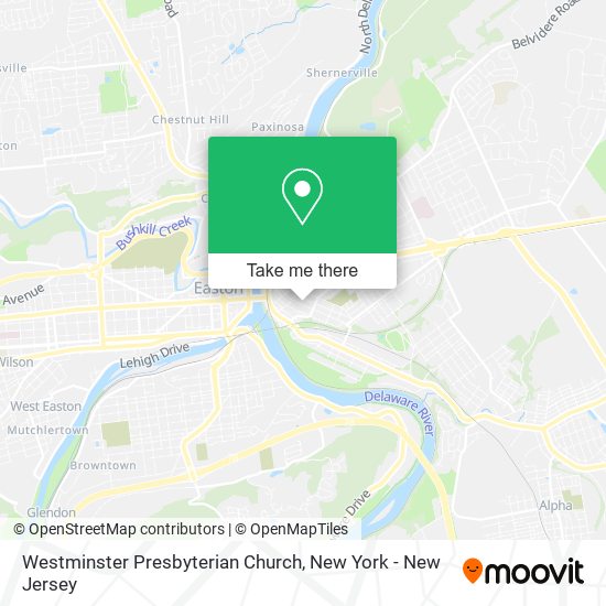 Westminster Presbyterian Church map