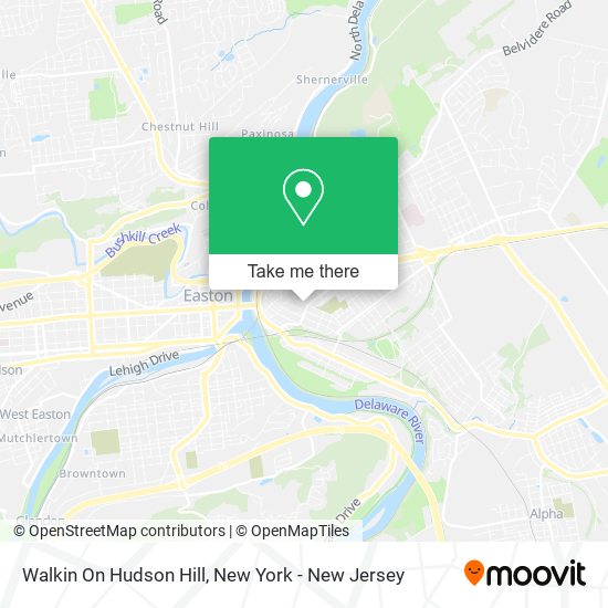 Mapa de Walkin On Hudson Hill