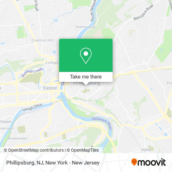 Phillipsburg, NJ map