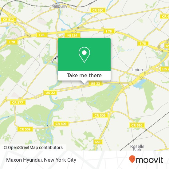 Maxon Hyundai map