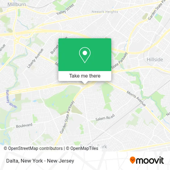 Dalta map