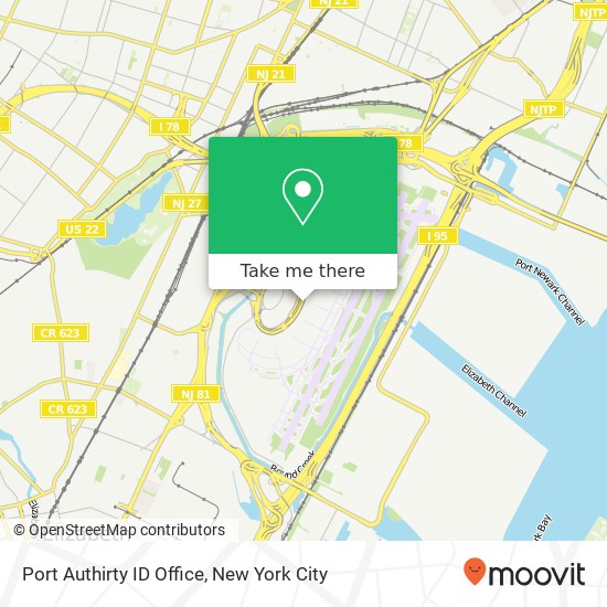 Mapa de Port Authirty ID Office