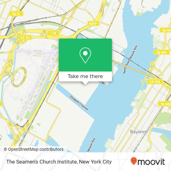 The Seamen's Church Institute map