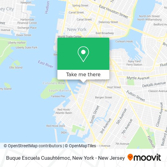 Buque Escuela Cuauhtémoc map