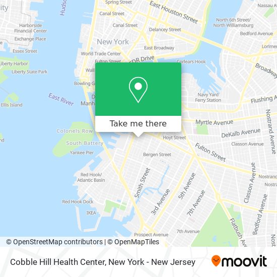 Mapa de Cobble Hill Health Center