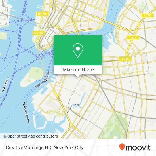 CreativeMornings HQ map