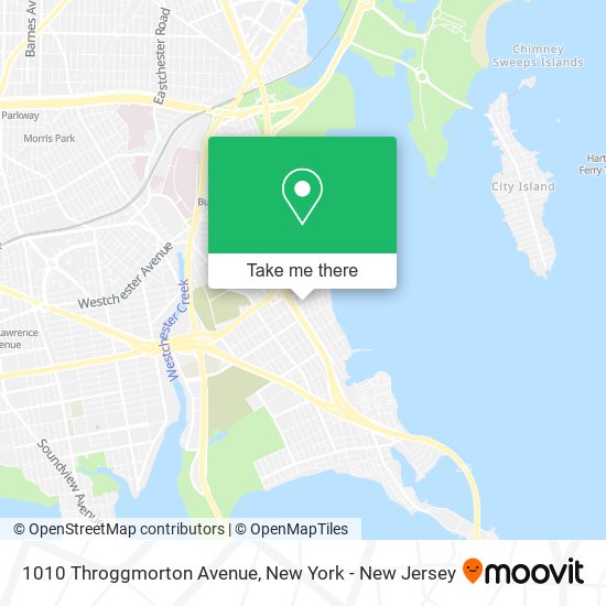 1010 Throggmorton Avenue map