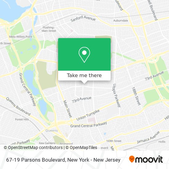 Mapa de 67-19 Parsons Boulevard