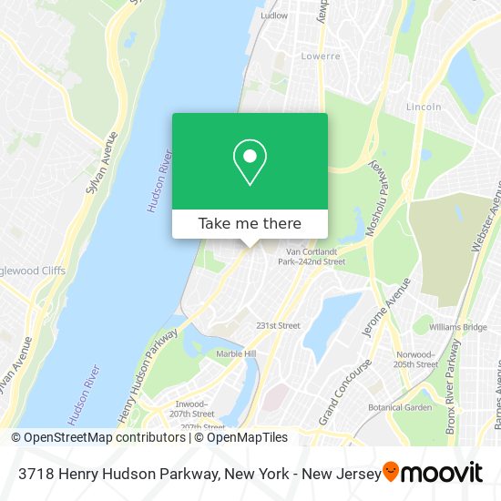 3718 Henry Hudson Parkway map