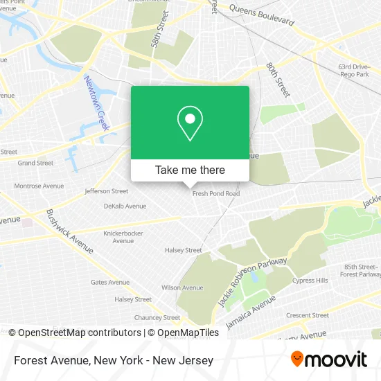 Mapa de Forest Avenue