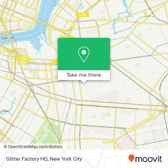 Mapa de Glitter Factory HQ