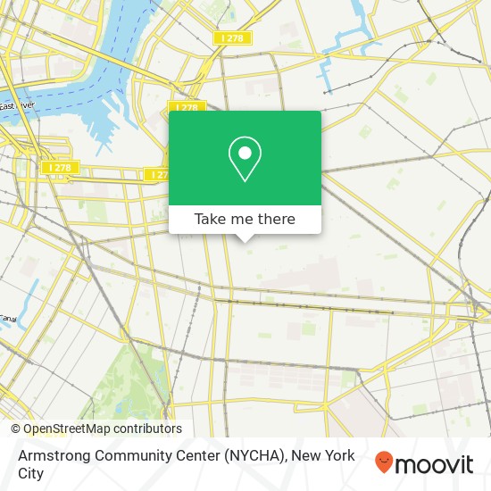 Armstrong Community Center (NYCHA) map