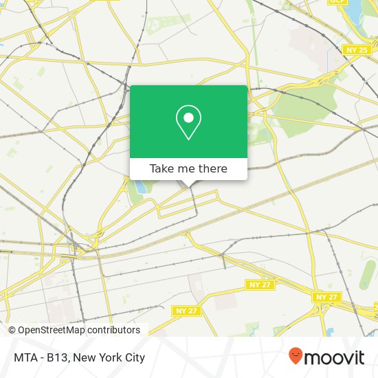 Mapa de MTA - B13