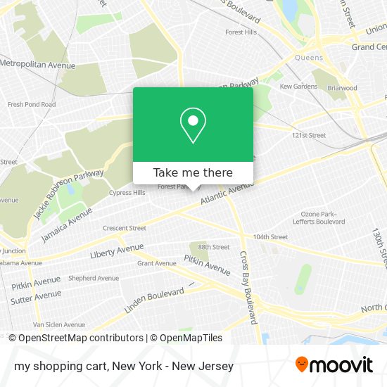 Mapa de my shopping cart