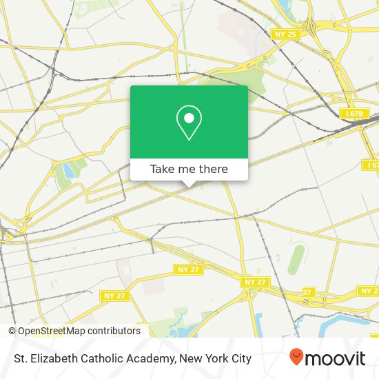 Mapa de St. Elizabeth Catholic Academy