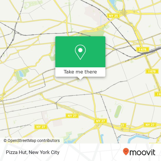 Pizza Hut map