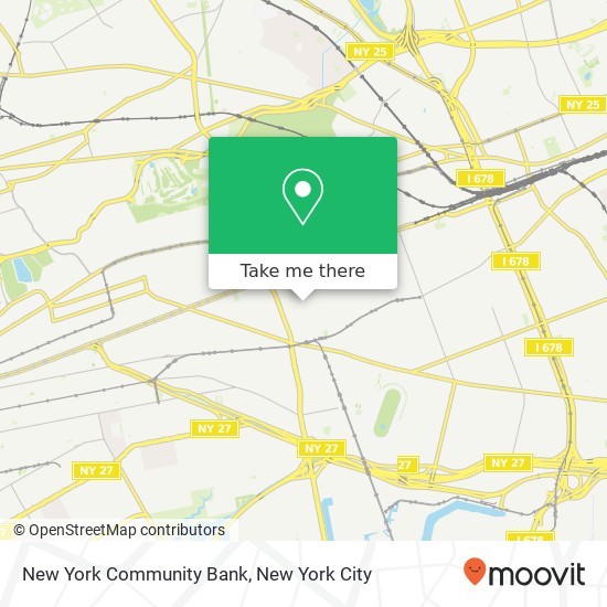 New York Community Bank map